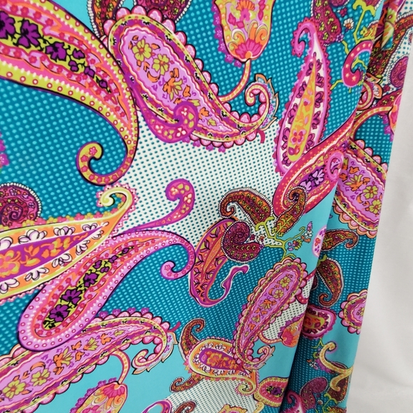 SKIRT / DRESS Paisley multi colour - Picture 5 of 7